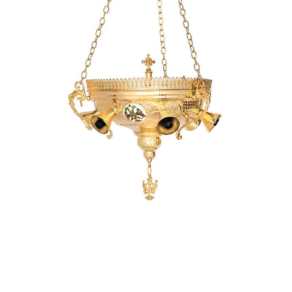  Εξάφωτο Αγίας Τραπέζης Σμάλτινοι Δικέφαλοι (112-11) 1