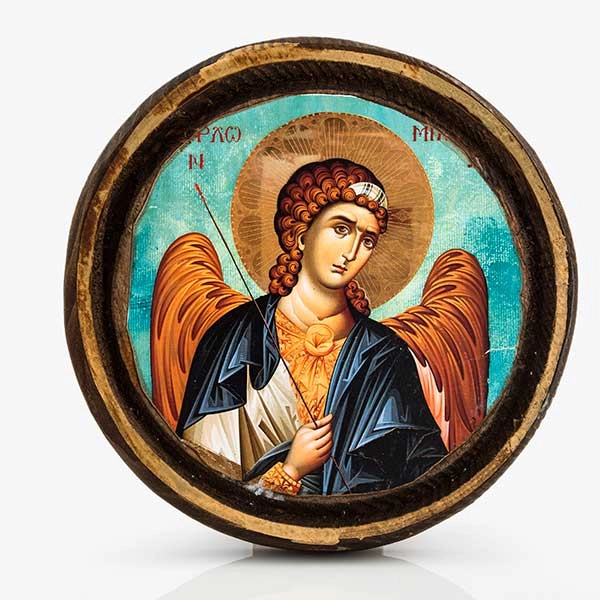 Αρχάγγελος Μιχαήλ, στρογγυλό ξύλο 1