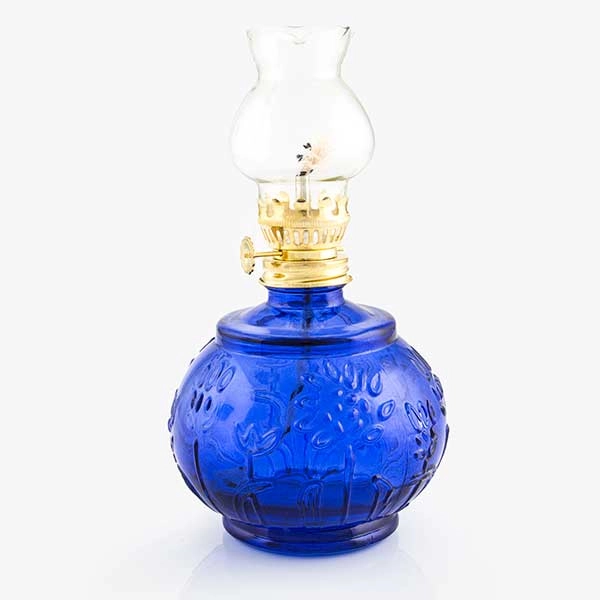 Blue paraffin lamp 1
