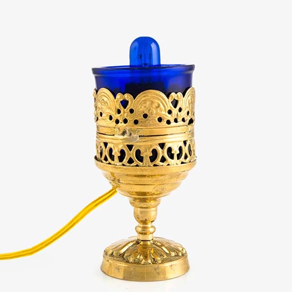 Μπρούτζινο ηλεκτρικό καντήλι 1