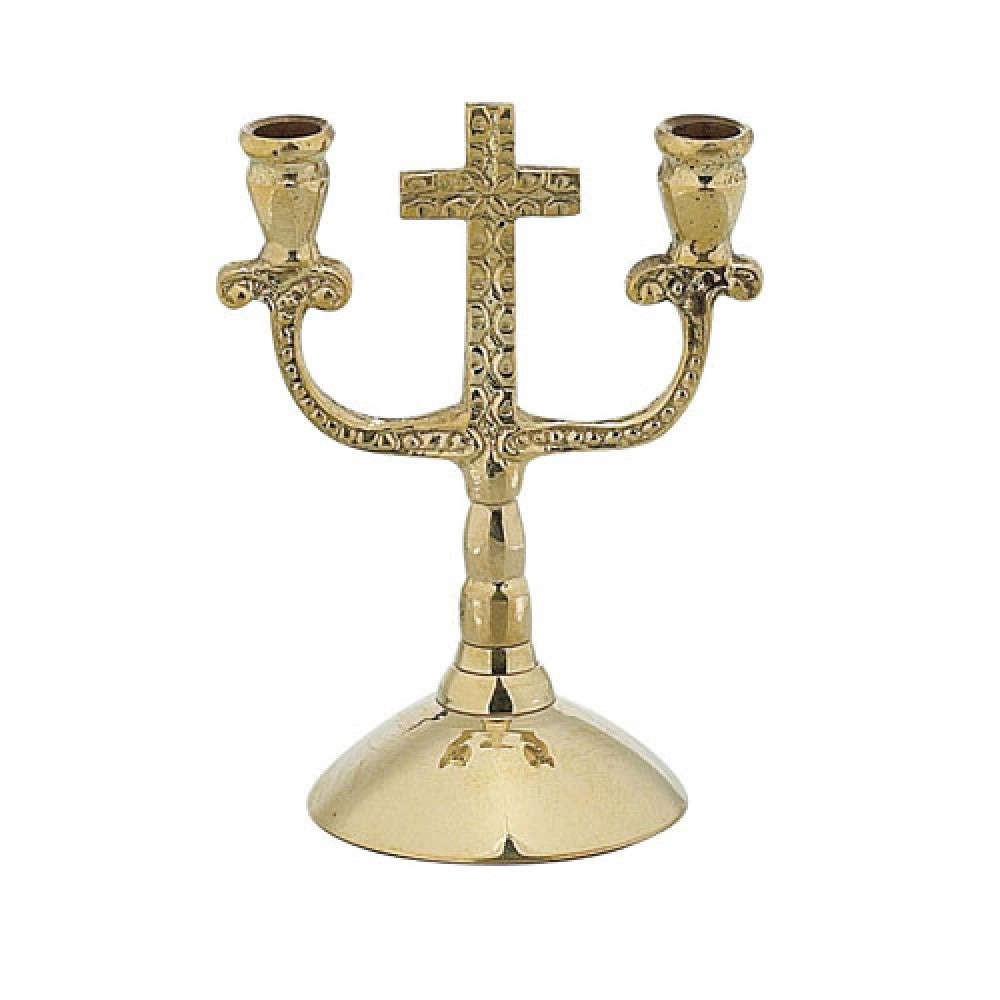 Μπρούτζινο κηροπήγιο 8443Β 1