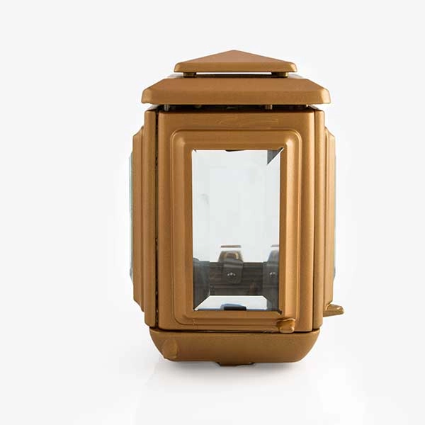 Memorial aluminum lamp in bronze colour 1