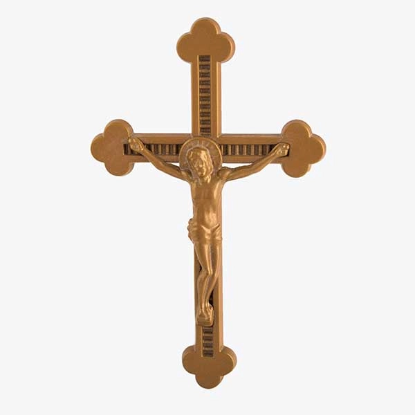 Aluminium memorial cross (Bronze Matte) 1