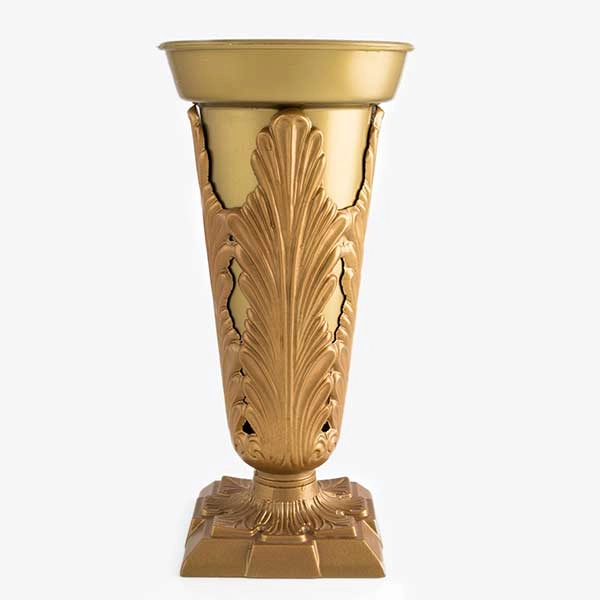 Ανθοδοχείο Μνημείου από Αλουμίνιο σε Χρώμα Ματ Μπρονζέ 1