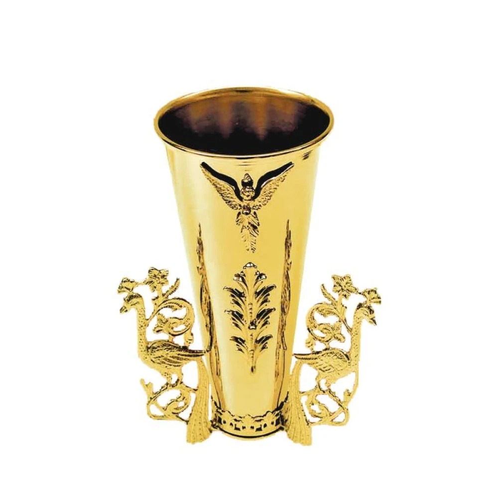 Peacock Vase Polished 1