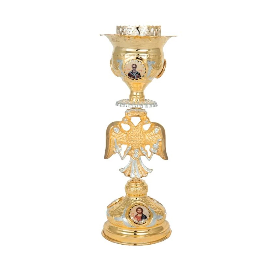 Holy Table Candle Byzantine Porcelain Two Color 1