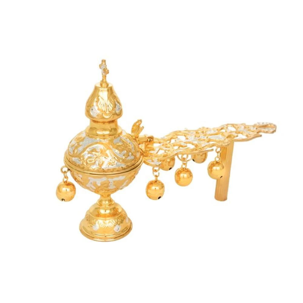 Θυμιατό Κατσίο Ρώσικο Επίχρυσο (107-28G) 2