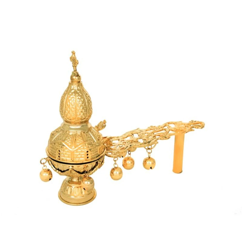  Θυμιατό Κατσίο ΑΑ' Επίχρυσο (107-43G) 1