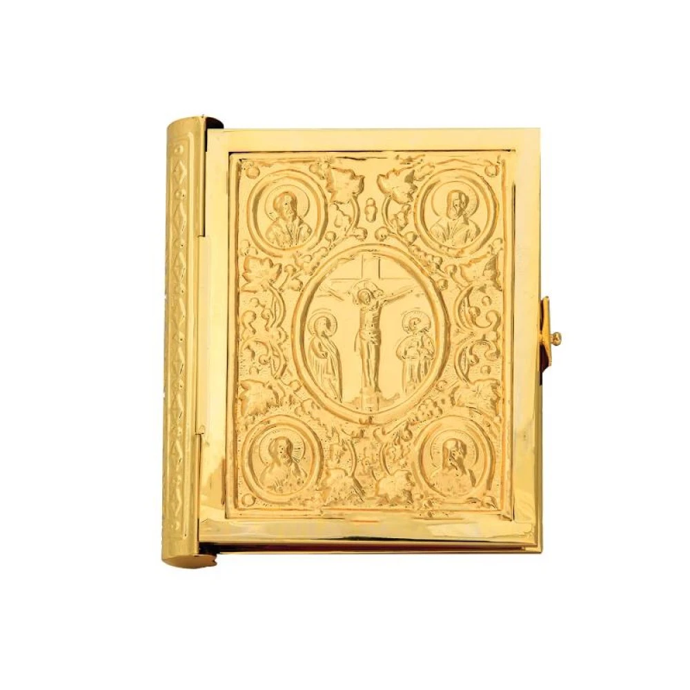 Gospel Press Small Carved Gilt  1