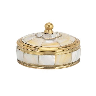 Κουτί Αποθήκευσης Μπρούτζινο με φίλντισι 1